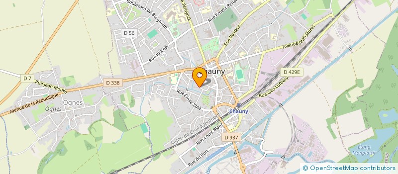 localisation de l'entreprise 952 401 917   CHAUNY