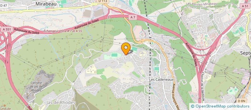 localisation de l'entreprise 952 470 599 à LES PENNES MIRABEAU