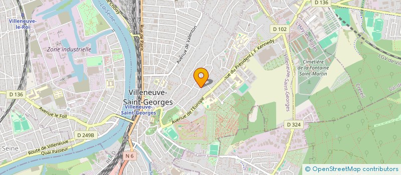 localisation de l'entreprise 952 504 603   VILLENEUVE-SAINT-GEORGES