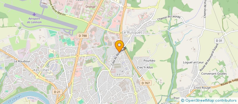 localisation de l'entreprise 952 514 636   LANNION