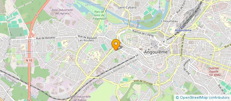 localisation de l'entreprise 952 519 528 à ANGOULEME