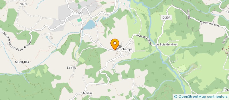 localisation de l'entreprise 952 523 140   SUSSAC