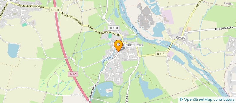 localisation de l'entreprise 952 580 801   CRAINTILLEUX