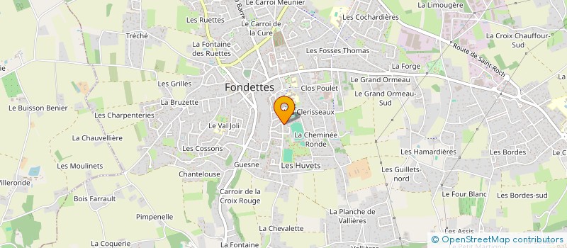 localisation de l'entreprise 952 603 512   FONDETTES