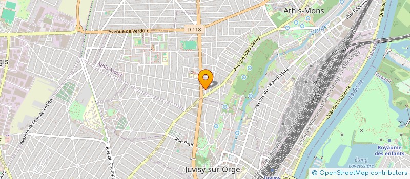 localisation de l'entreprise 952 609 261   ATHIS-MONS