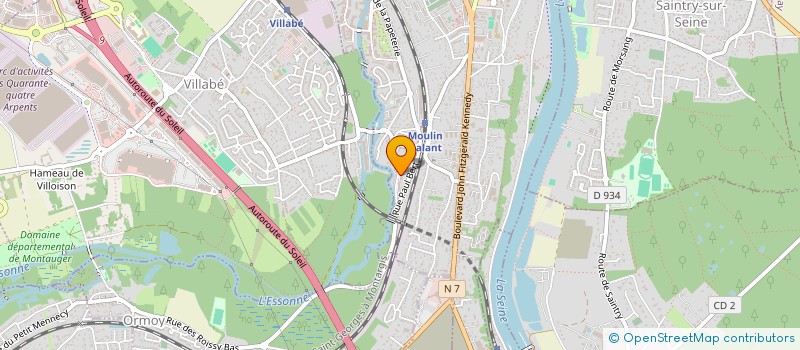 localisation de l'entreprise 952 617 710  à ANTONY