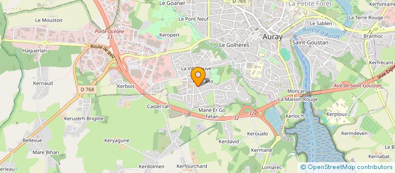 localisation de l'entreprise 952 619 070  à AURAY