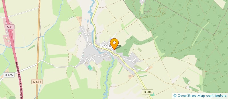 localisation de l'entreprise 952 632 180   BICQUELEY