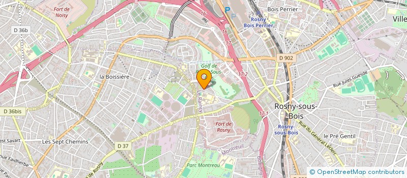 localisation de l'entreprise 952 636 967  à ROSNY-SOUS-BOIS