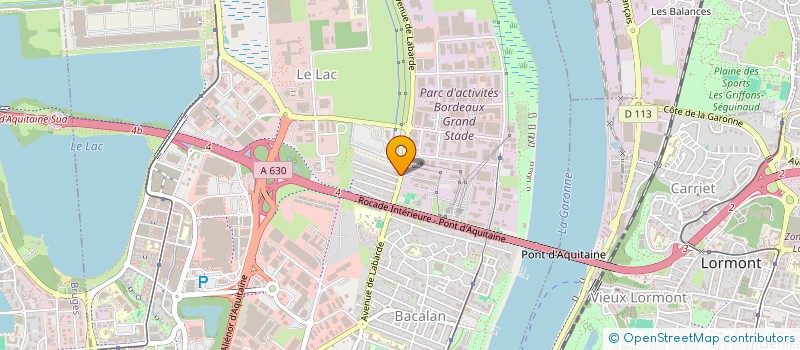localisation de l'entreprise 952 650 448   BORDEAUX