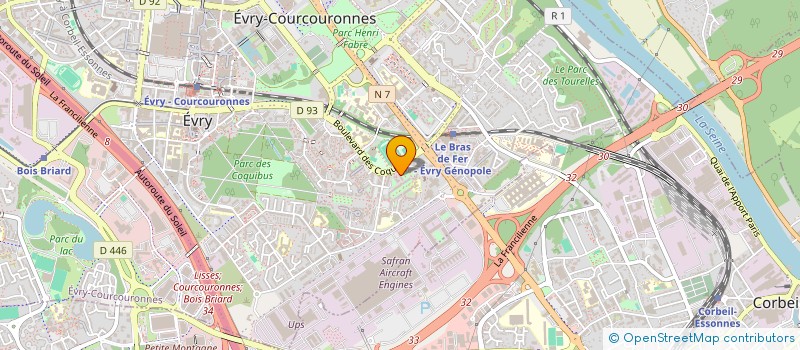 localisation de l'entreprise 952 650 513 à MASSY