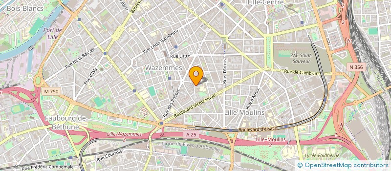 localisation de l'entreprise 952 655 850   MAUBEUGE