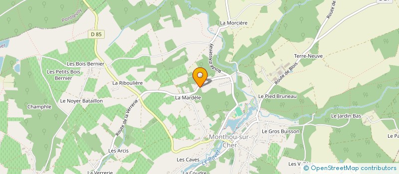 localisation de l'entreprise 952 664 373   MONTHOU-SUR-CHER