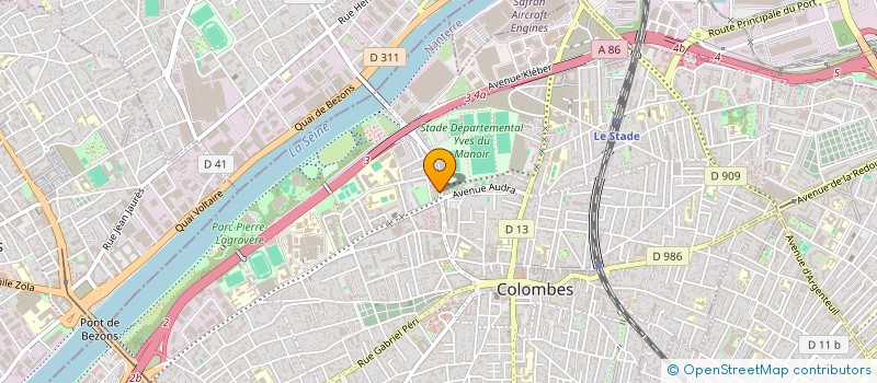 localisation de l'entreprise 952 675 825 à COLOMBES