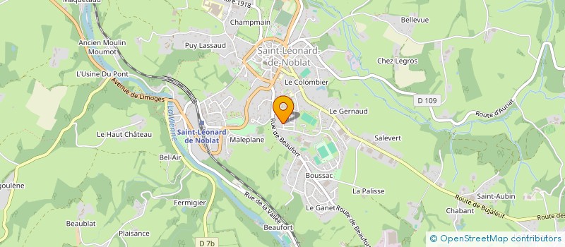 localisation de l'entreprise 952 676 674   SAINT-LEONARD-DE-NOBLAT