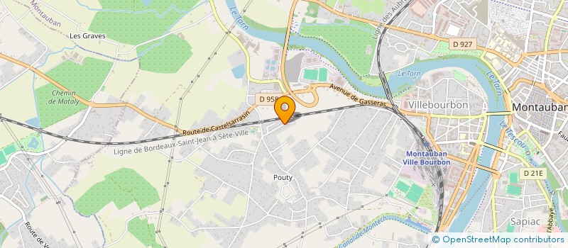 localisation de l'entreprise 952 693 950   MONTAUBAN