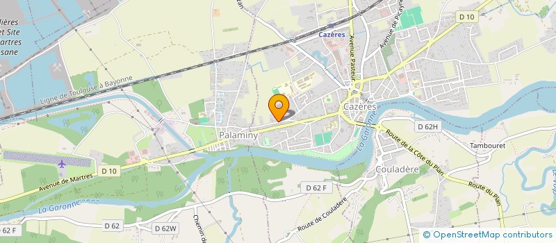 localisation de l'entreprise 952 704 245   CAZERES