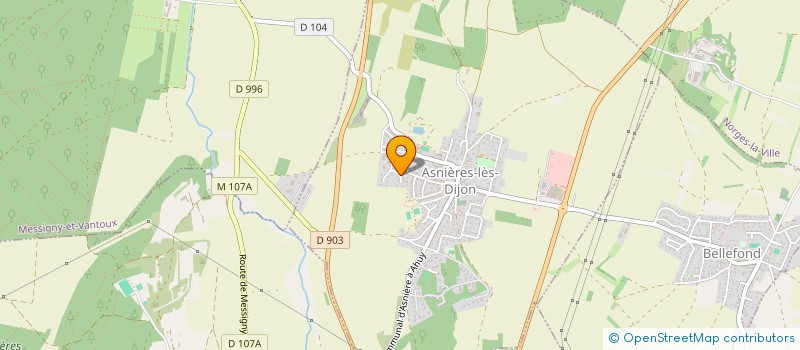 localisation de l'entreprise 952 759 751   MESSIGNY-ET-VANTOUX