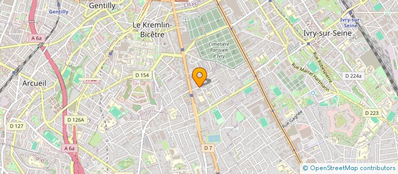 localisation de l'entreprise 952 765 865   VILLEJUIF