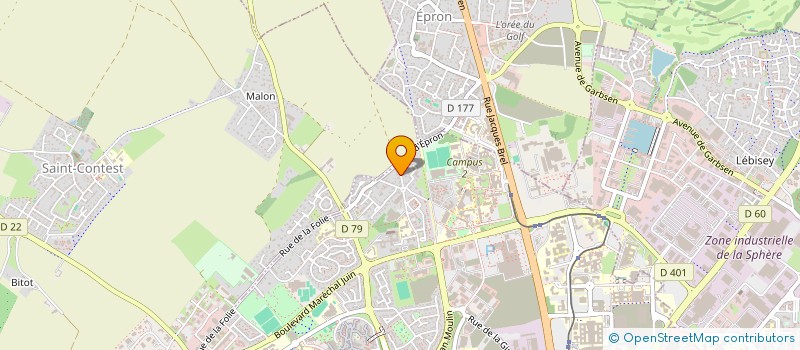 localisation de l'entreprise 952 772 796  à CAEN