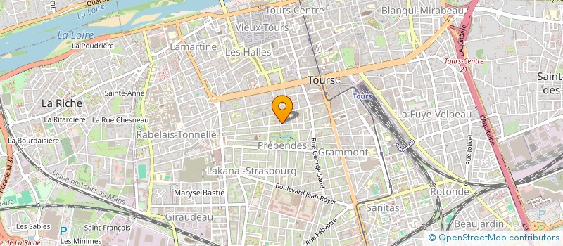 localisation de l'entreprise 952 799 831   TOURS