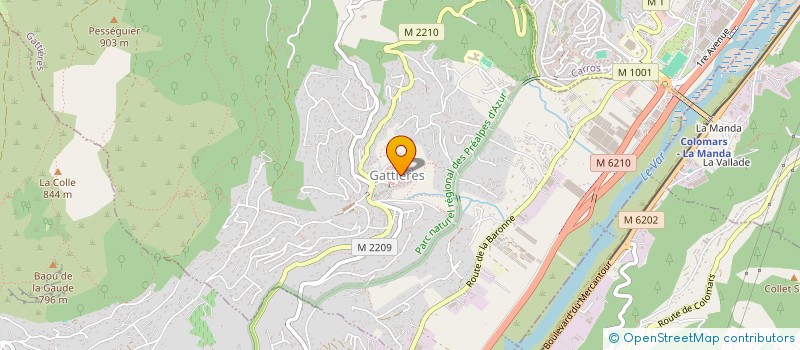 localisation de l'entreprise 952 833 689   GATTIERES