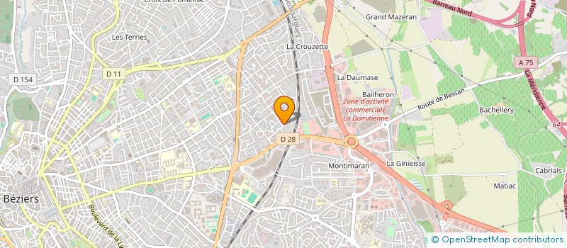 localisation de l'entreprise 952 870 087   BEZIERS