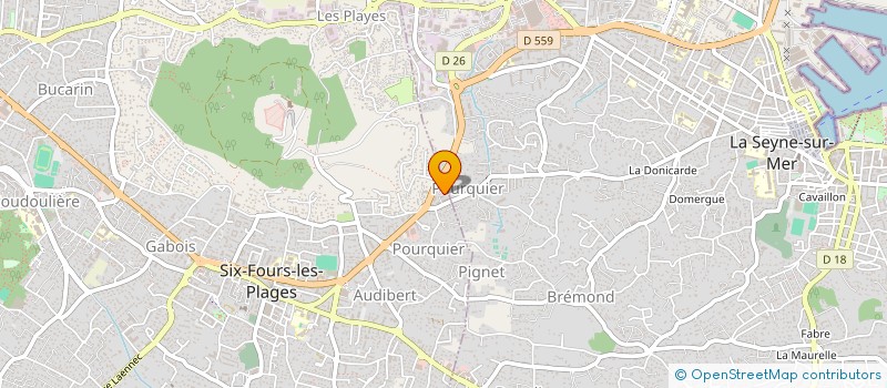 localisation de l'entreprise 952 918 282 à SIX-FOURS-LES-PLAGES