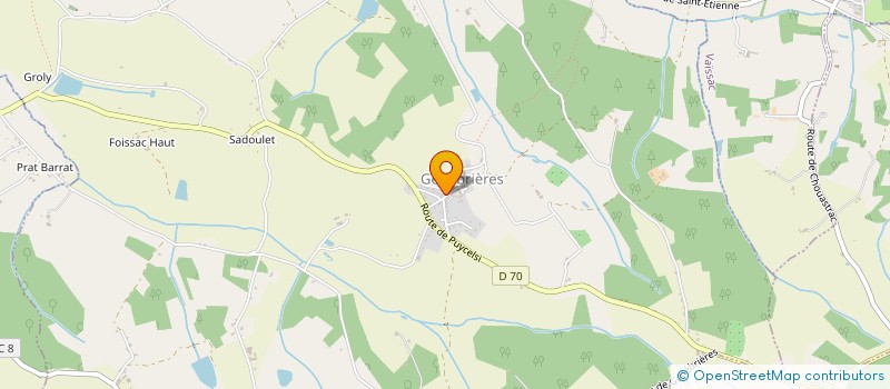 localisation de l'entreprise 952 918 670   GENEBRIERES