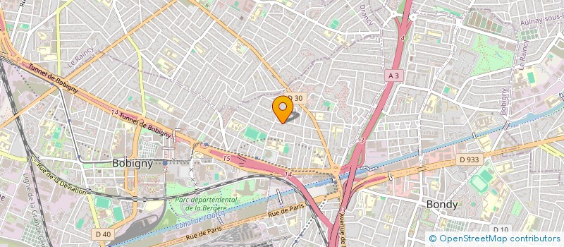 localisation de l'entreprise 952 976 520   BOBIGNY