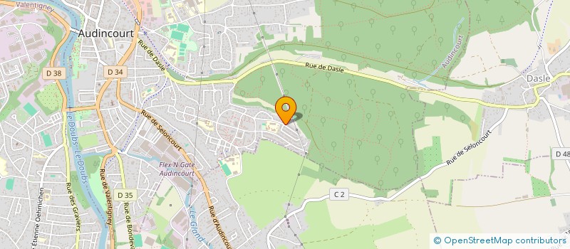 localisation de l'entreprise 952 990 141   AUDINCOURT