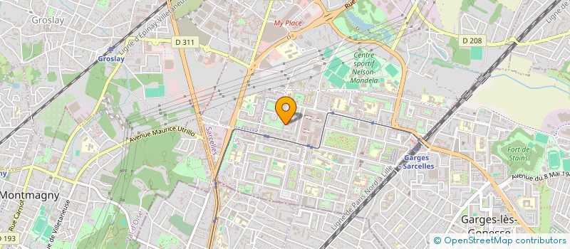 localisation de l'entreprise 953 024 734   SARCELLES