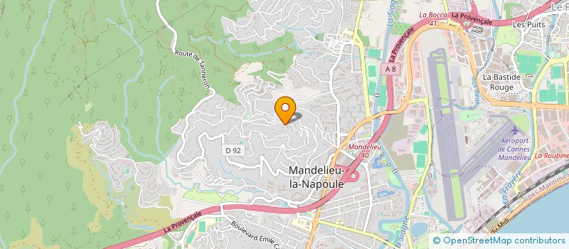 localisation de l'entreprise 953 033 784 à FREJUS