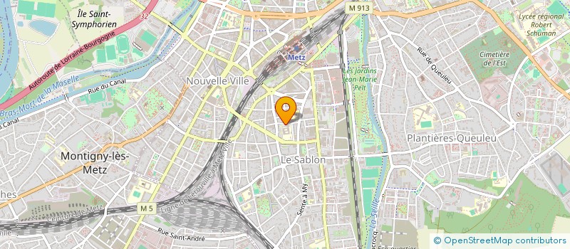 localisation de l'entreprise 953 045 630   METZ