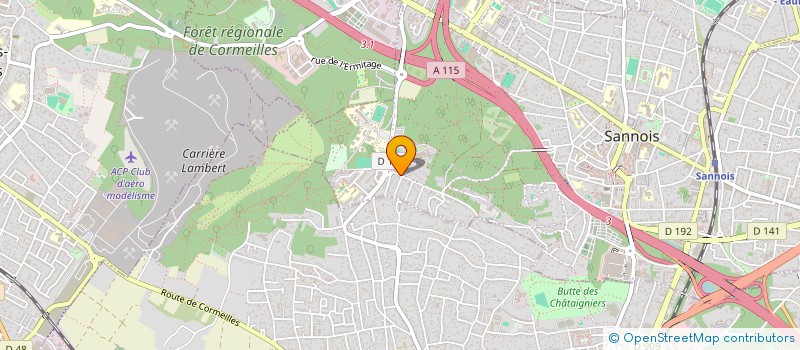 localisation de l'entreprise 953 047 552   SANNOIS