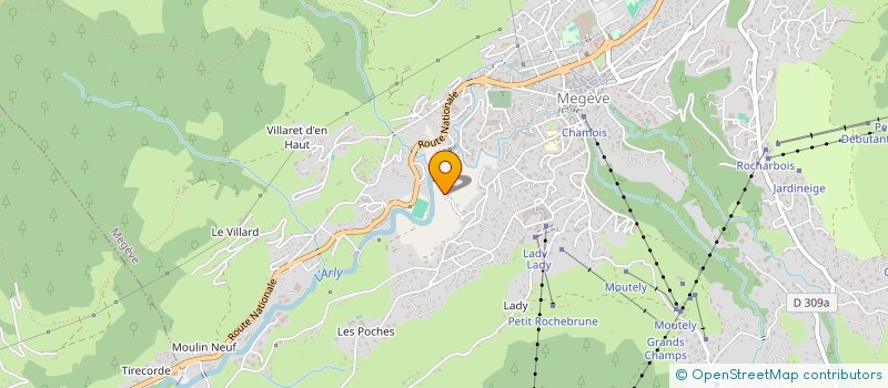 localisation de l'entreprise 953 055 886   LA TOUR-DE-SALVAGNY