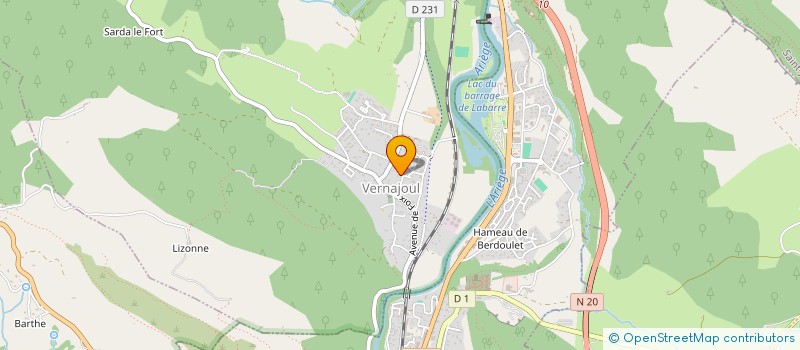 localisation de l'entreprise 953 062 510 à FOIX