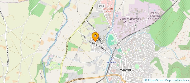 localisation de l'entreprise 953 083 656 à VAUVERT