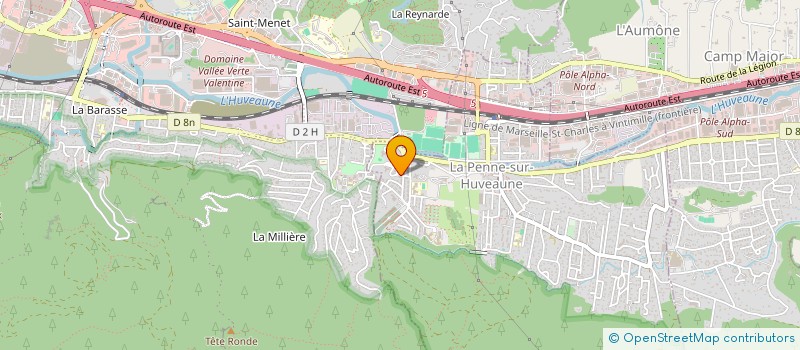 localisation de l'entreprise 953 099 777   LA PENNE-SUR-HUVEAUNE