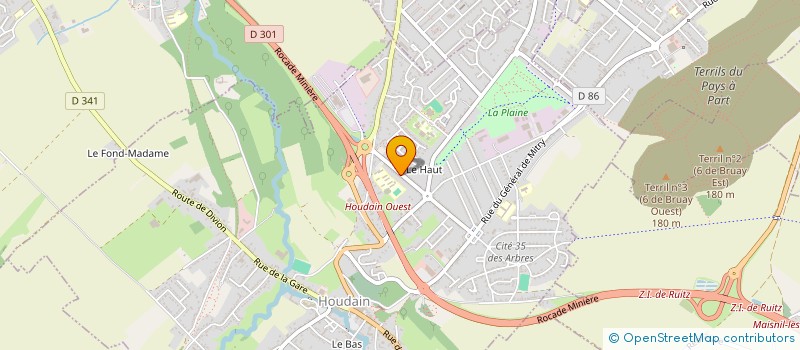 localisation de l'entreprise 953 107 851   HOUDAIN