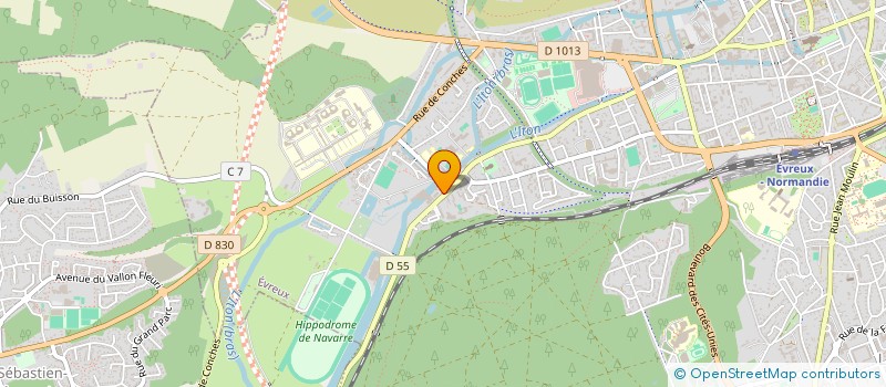 localisation de l'entreprise 953 109 584   EVREUX