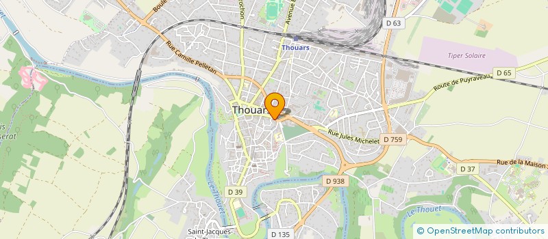 localisation de l'entreprise 953 122 389   THOUARS