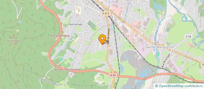 localisation de l'entreprise 953 125 267   SAINT-DIE-DES-VOSGES