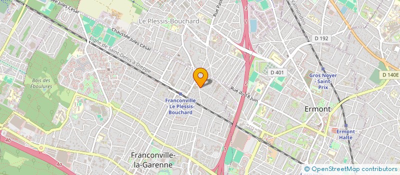 localisation de l'entreprise 953 125 762   FRANCONVILLE