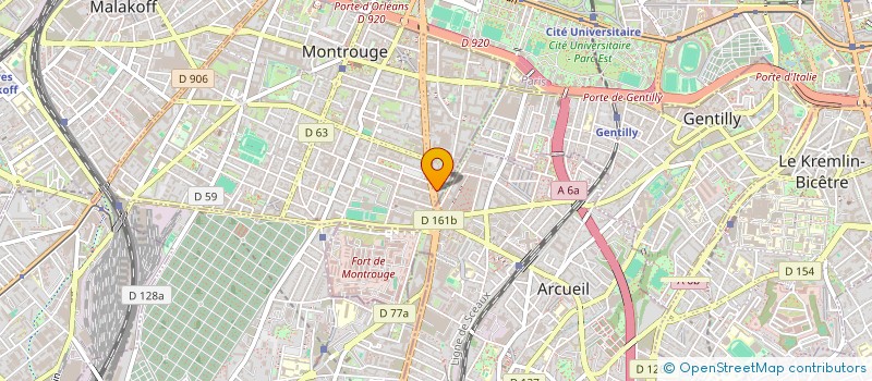 localisation de l'entreprise 953 127 669   MONTROUGE