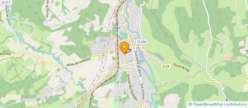localisation de l'entreprise 953 199 528  à GAN