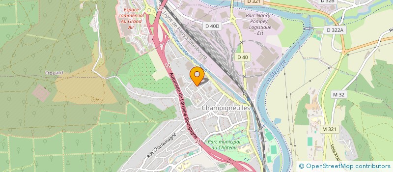 localisation de l'entreprise 953 205 762   CHAMPIGNEULLES