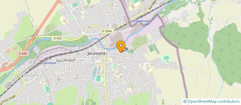 localisation de l'entreprise 953 206 596   JEUMONT