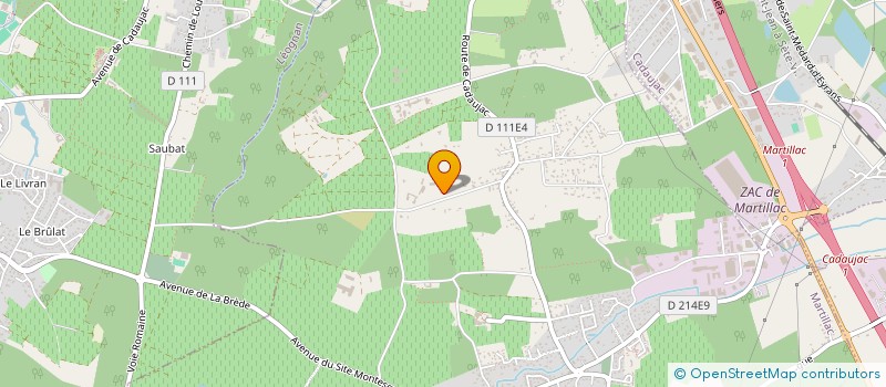 localisation de l'entreprise 953 236 635   RAZAC-DE-SAUSSIGNAC