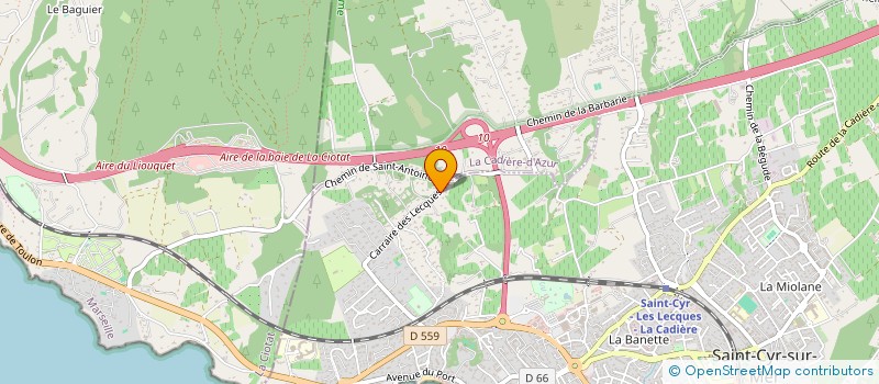 localisation de l'entreprise 953 250 123  à SAINT-CYR-SUR-MER